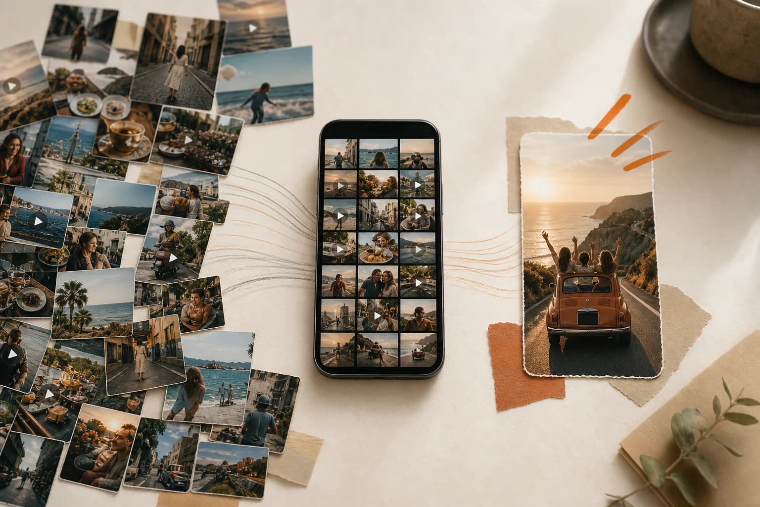 How to Turn Your Camera Roll Into Content: A System for Lazy Creators