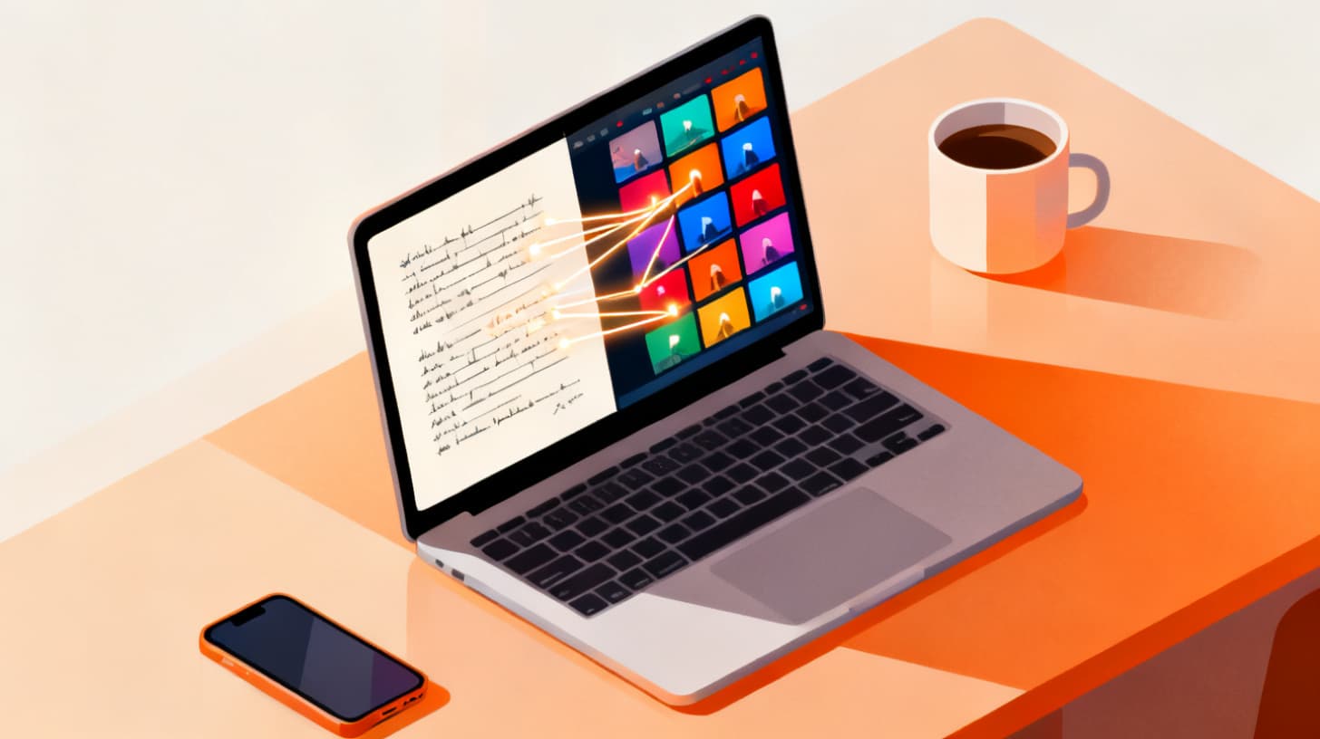 How to Match Your Video Clips to a Script Using AI