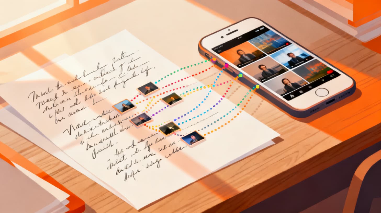 How to Write a Video Script AI Can Match to Your Clips