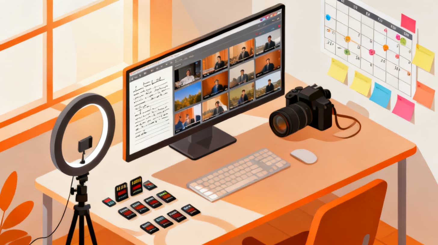 How to Batch-Produce 30 Short-Form Videos From One Filming Day